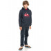 Детское Худи QUIKSILVER Big Logo Navy Blazer Heather Детское Худи QUIKSILVER Big Logo Navy Blazer Heather