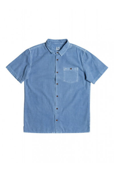 Рубашка С Коротким Рукавом QUIKSILVER Bolam Faded Denim Рубашка С Коротким Рукавом QUIKSILVER Bolam Faded Denim