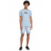 Футболка QUIKSILVER Comp Logo Faded Denim