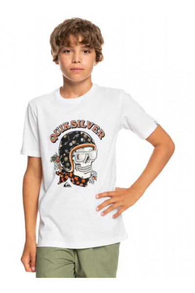 Детская Футболка QUIKSILVER Skull Trooper White