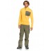 Толстовка На Молнии QUIKSILVER Steep Point Golden Rod