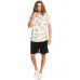 Рубашка С Коротким Рукавом QUIKSILVER Simple Days Antique White Simple Рубашка С Коротким Рукавом QUIKSILVER Simple Days Antique White Simple